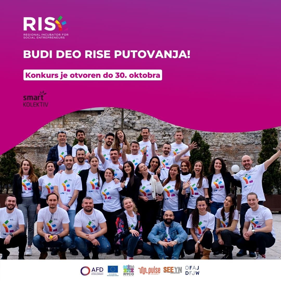 RISE konkurs: Poziv za mlade sa dobrim idejama za društvo
